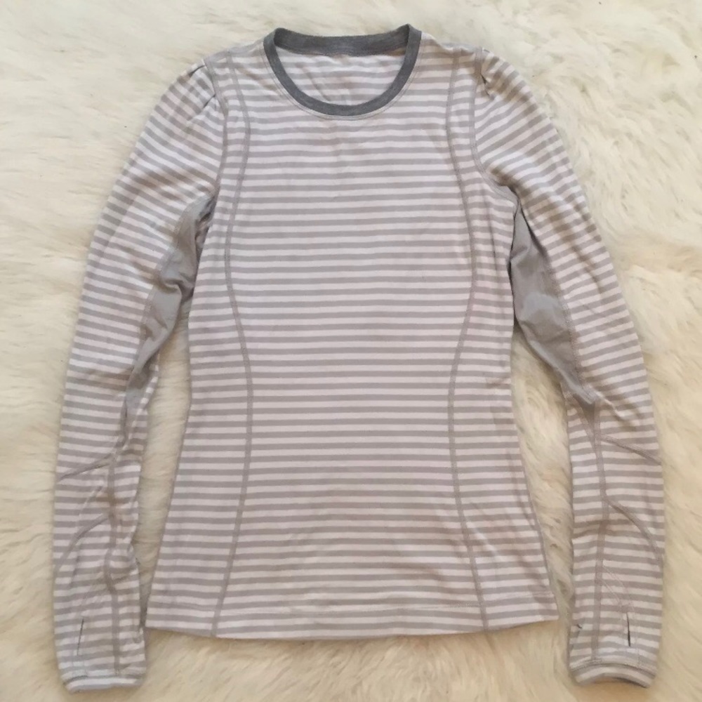 Lululemon Long Sleeve Striped Shirt
